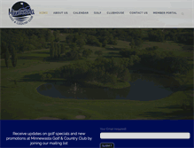 Tablet Screenshot of golfminnewasta.com